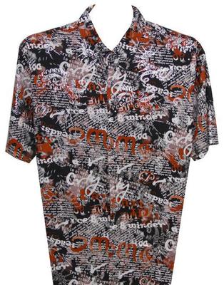 時(shí)尚魅力，盡顯風(fēng)采——斯可瑪圖男式休閑短袖衫8029#紅色款